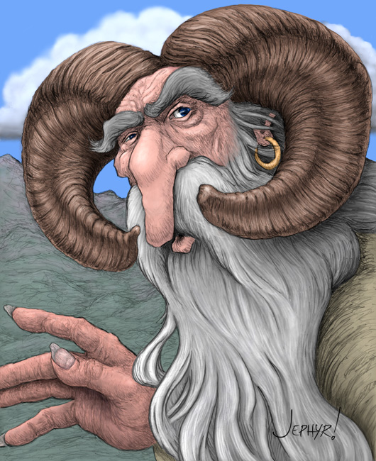 Digital Painting - "The Guide" - Copyright 2021 - Jephyr - All Rights Reserved